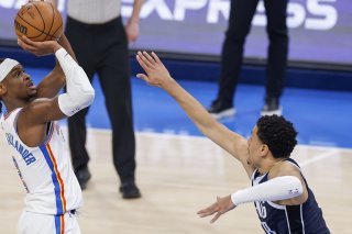 Shai Gilgeous-Alexander a signé une performance de choix mardi face à Dallas KEYSTONE/EPA/ADAM DAVIS